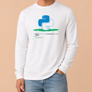 Pretty Python Dont Tread On Me Code Pun Geek Long Sleeve Shirt