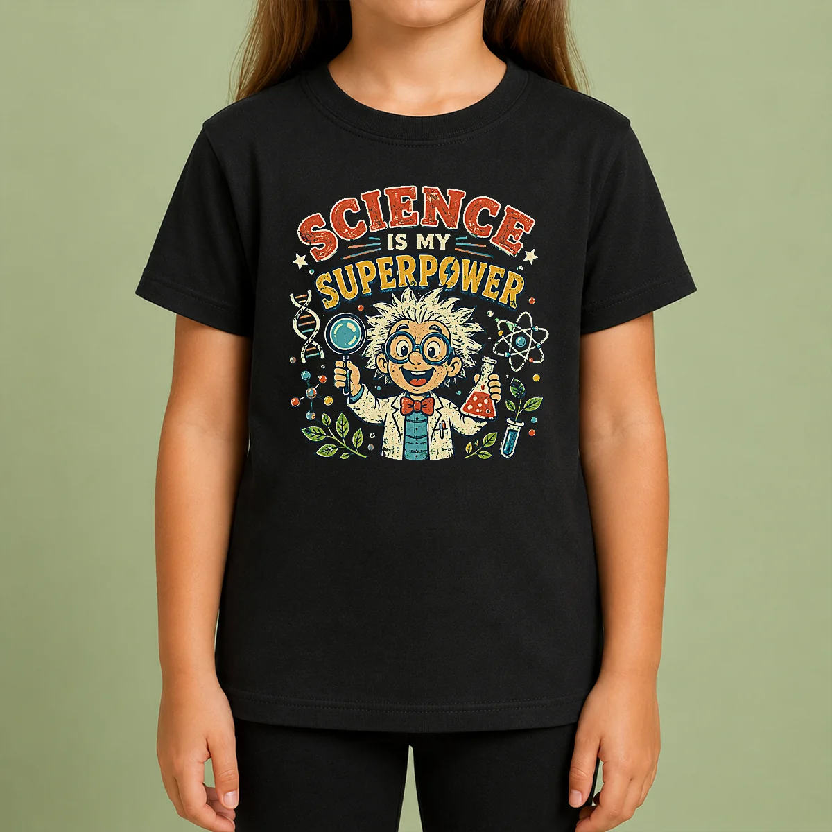 Pretty Science Is My Superpower Vintage Kids T Shirt Pretty Science Is My Superpower Vintage Kids T-Shirt
