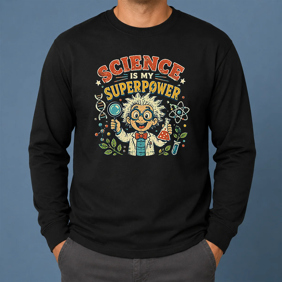 Pretty Science Is My Superpower Vintage Long Sleeve Shirt Pretty Science Is My Superpower Vintage Long Sleeve Shirt