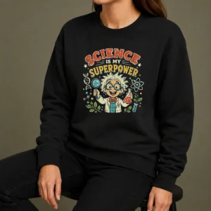Pretty Science Is My Superpower Vintage Sweater