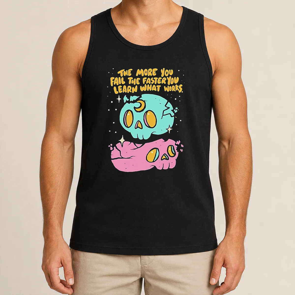Pretty The More You Fail The Faster You Learn What Works Tank Top Pretty The More You Fail The Faster You Learn What Works Tank Top