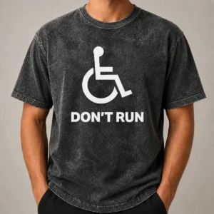 Pretty These Colors Don'T Run Disability Awareness Washed T-Shirt