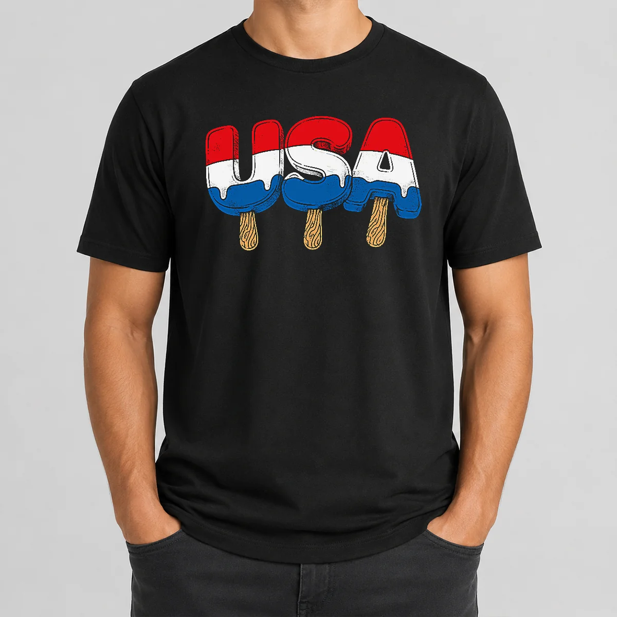 Pretty Top USA Popsicle Summer Celebrations Shirt Pretty Top USA Popsicle Summer Celebrations Shirt