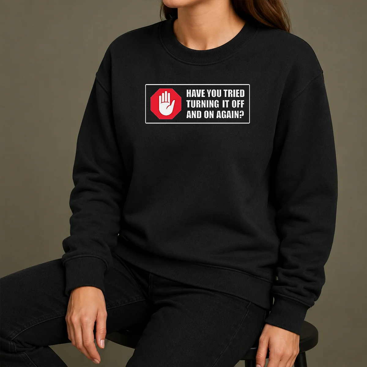 Pretty Turn It Off And On Sweater Pretty Turn It Off And On Sweater