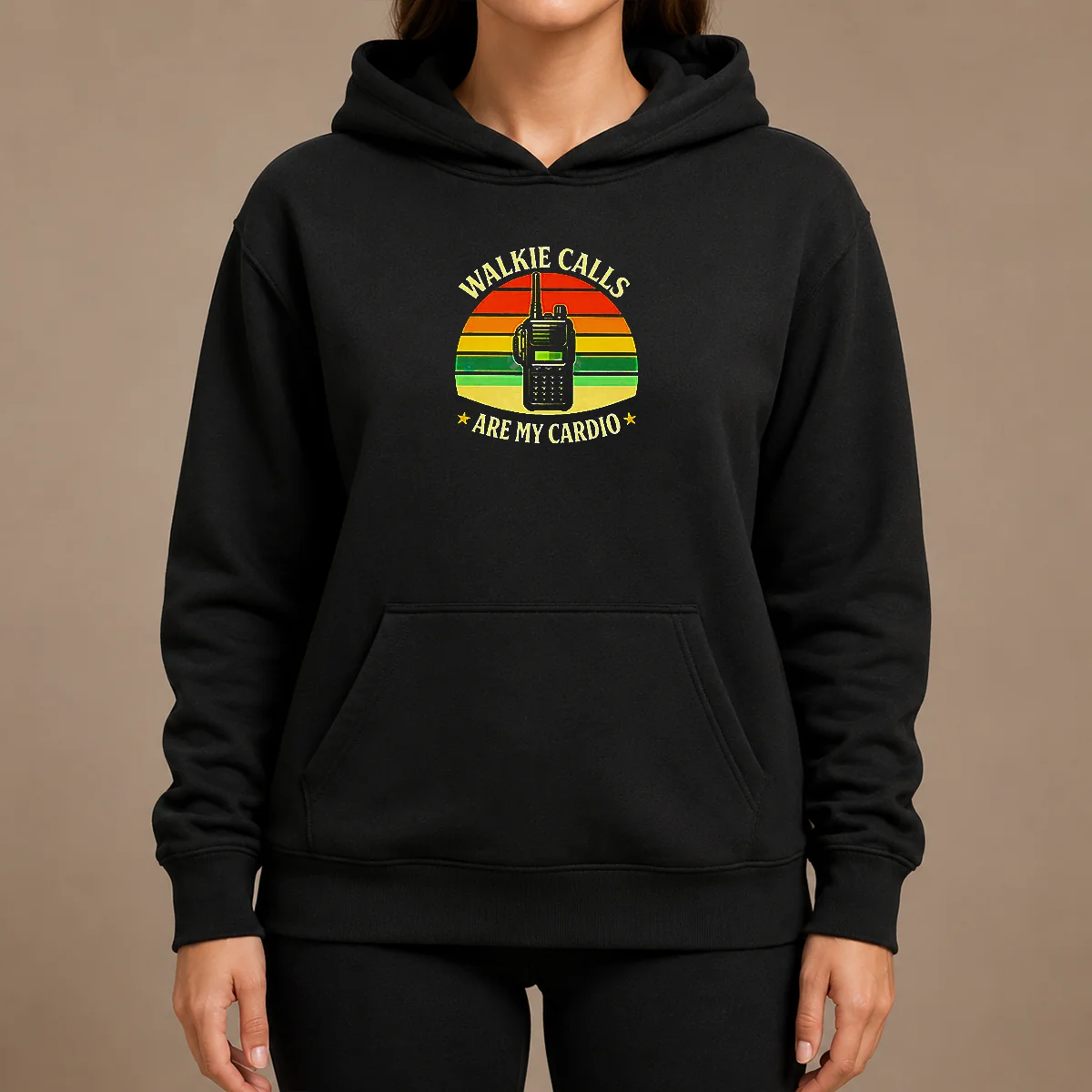Pretty Walkie Calls Are My Cardio Geek Hoodie Pretty Walkie Calls Are My Cardio Geek Hoodie