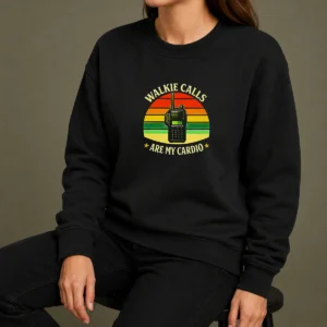 Pretty Walkie Calls Are My Cardio Geek Sweater