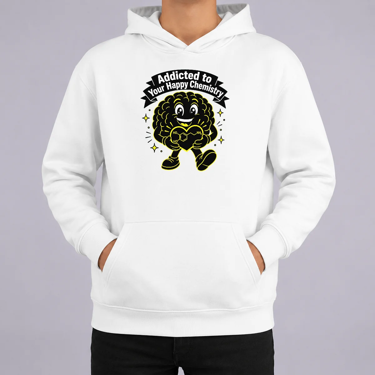 Top Dopamine Addicted To You Silhouette For Couples Hoodie Top Dopamine Addicted To You Silhouette For Couples Hoodie