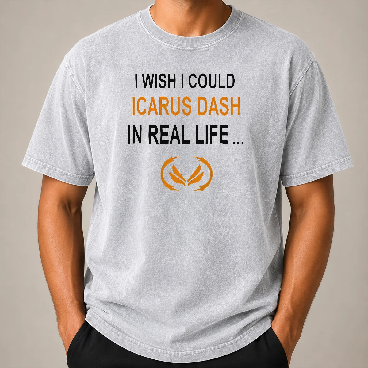 Top I Wish I Could Icarus Dash In Real Life Washed T Shirt Top I Wish I Could Icarus Dash In Real Life Washed T-Shirt