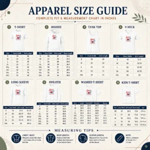Size chart for Top If Crabby Please Return To The Beach Funny Crab Summer showing measurements in inches and cm
