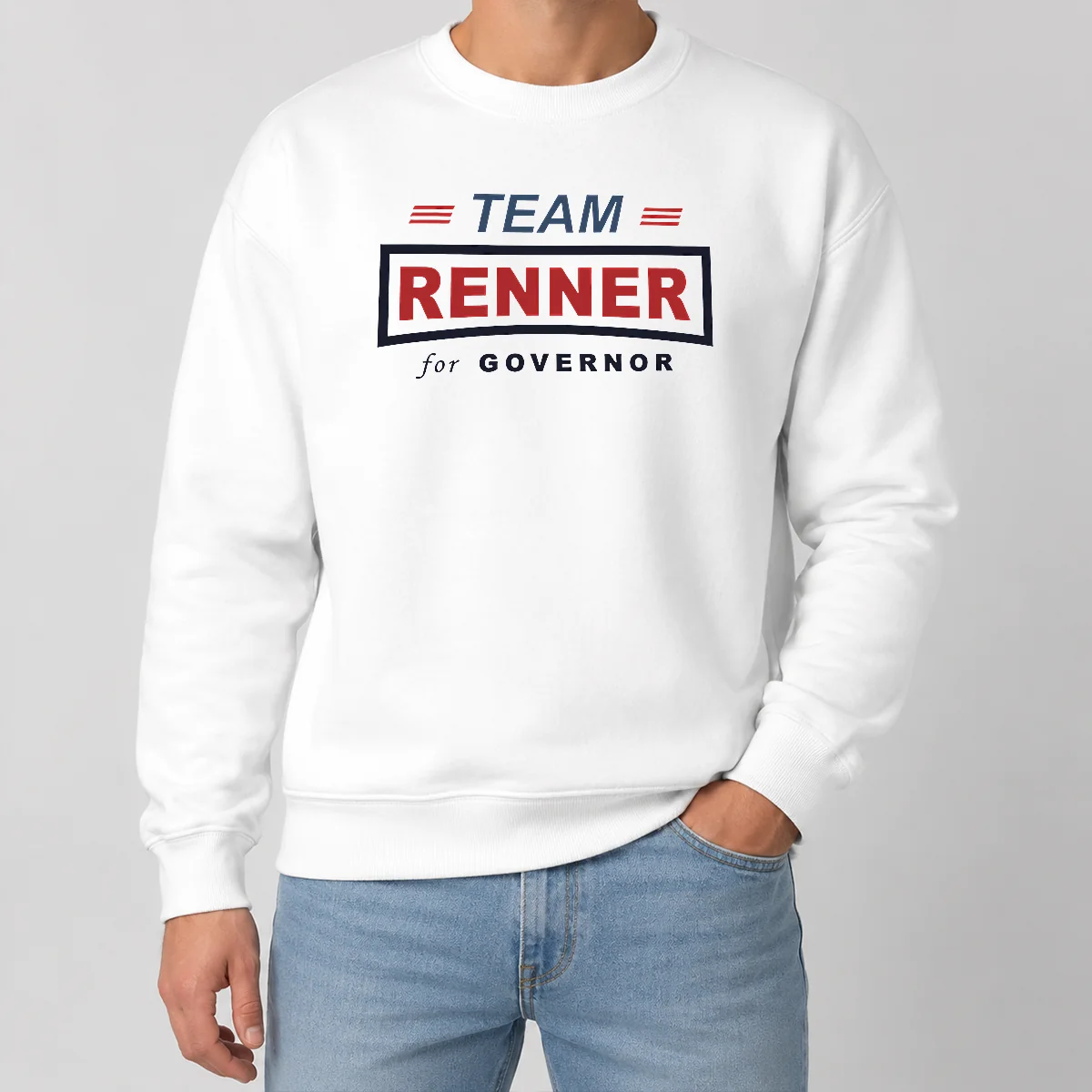 Awesome Pretty Team Renner For Governor Political Campaign Sweater Awesome Pretty Team Renner For Governor Political Campaign Sweater