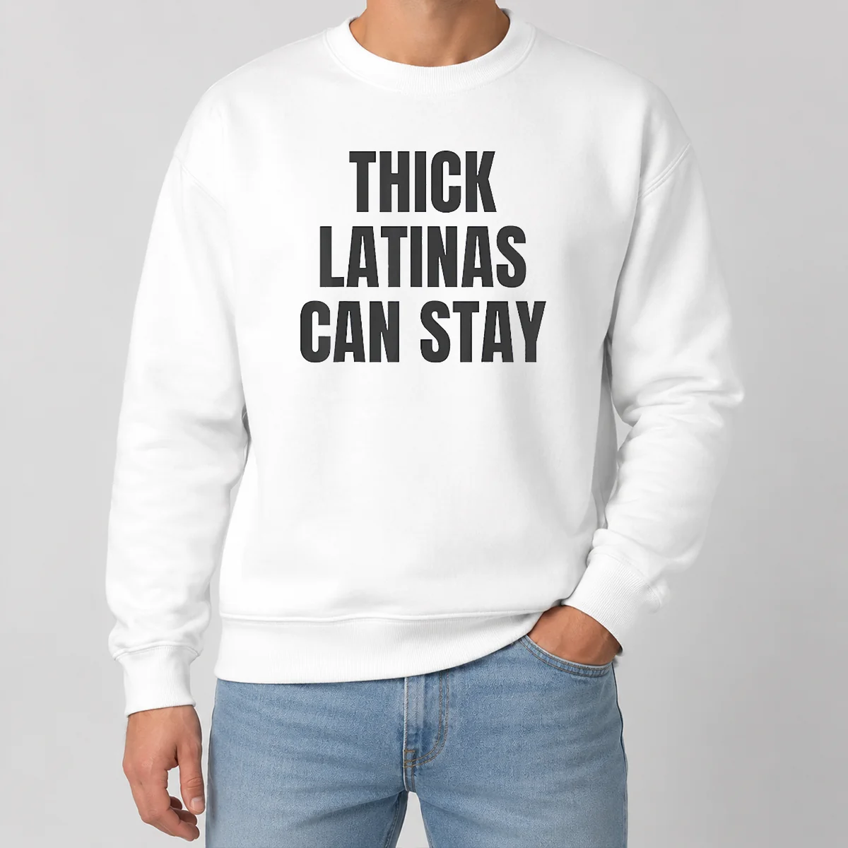 Funny Good Thick Latinas Can Stay Funny Quote Slogan Sweater Funny Good Thick Latinas Can Stay Funny Quote Slogan Sweater