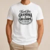 Funny Official Grandparents Day Thank You With Line Art Typography