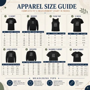 Size chart for Funny Original Lying Piece Of Shit Sarcastic Humor Quote with measurements in inches and cm to help choose the right fit