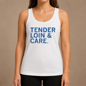 Funny Premium Tender Loin & Care Tank Top