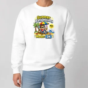 Funny Top Summer Bank Holiday Pixel Chillout Sweater