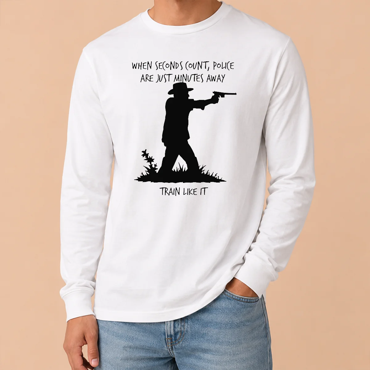 Happy Official When Seconds Count Police Are Just Minutes Away Train Like It Long Sleeve Shirt Happy Official When Seconds Count Police Are Just Minutes Away Train Like It Long Sleeve Shirt