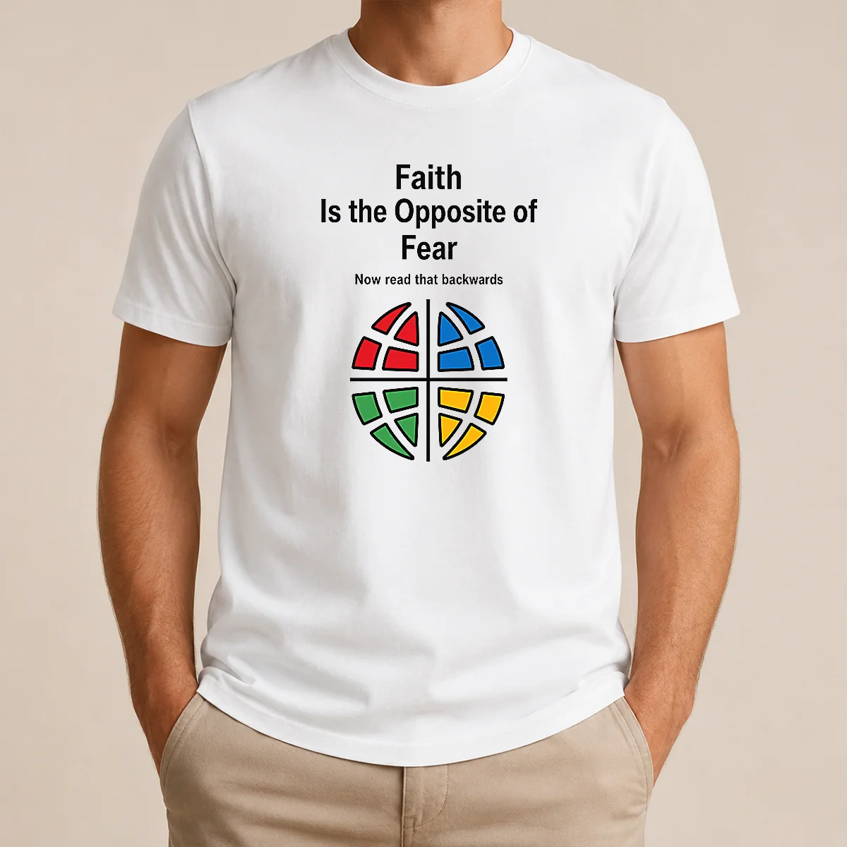 Happy Original Faith Is The Opposite Shirt Happy Original Faith Is The Opposite Shirt