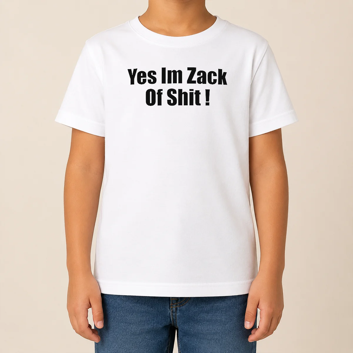 Happy Original Yes I'M Zack Of Shit Kids T Shirt Happy Original Yes I'M Zack Of Shit Kids T-Shirt