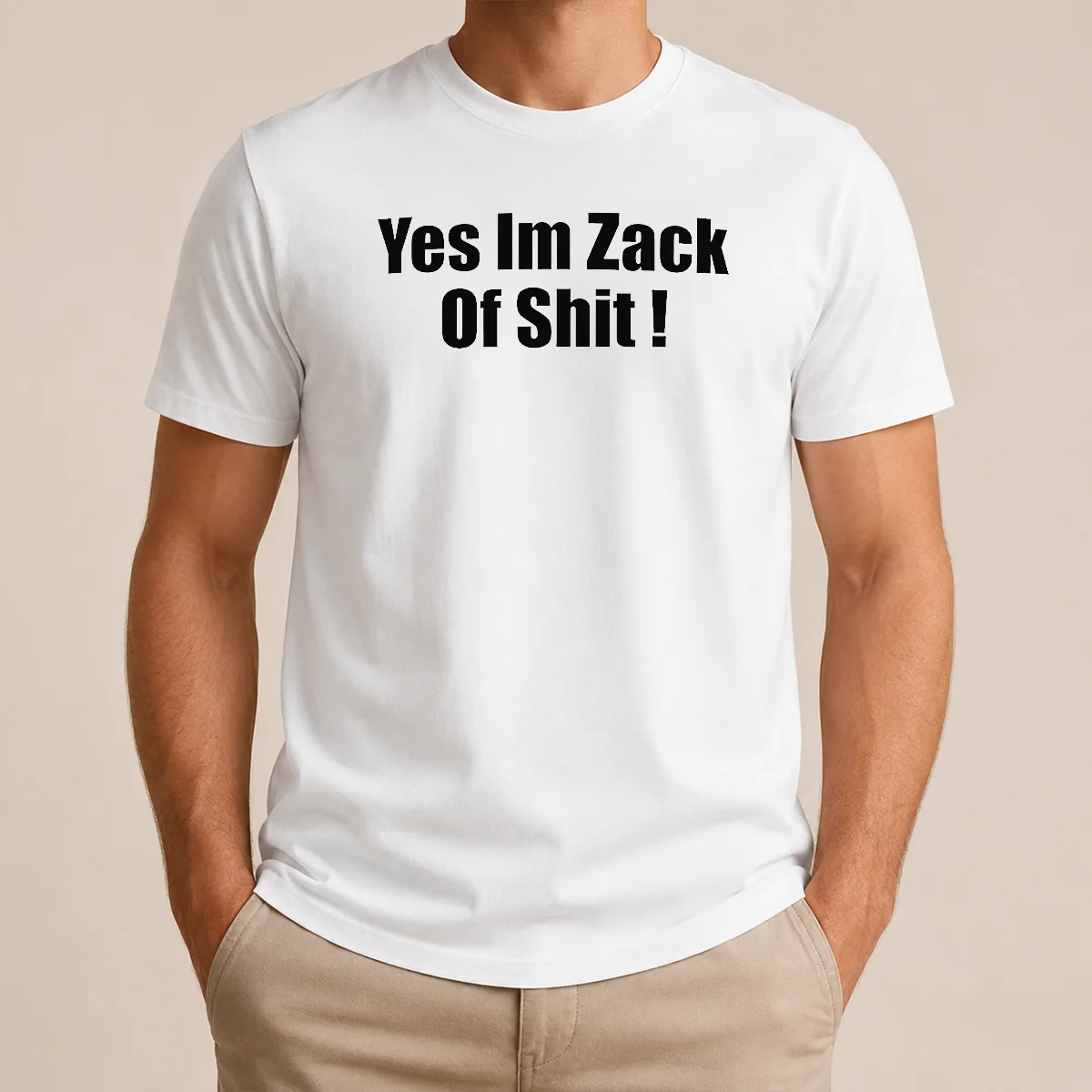 Happy Original Yes I'M Zack Of Shirt Happy Original Yes I'M Zack Of Shirt