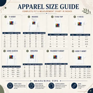 Size chart for Hot Awesome 80s Casuals Lgo with measurements in inches and cm to help choose the right fit
