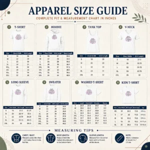 Size chart for Hot Awesome Grandparents Day Best Grandma Grandpa Ever Sketch with measurements in inches and cm to help choose the right fit