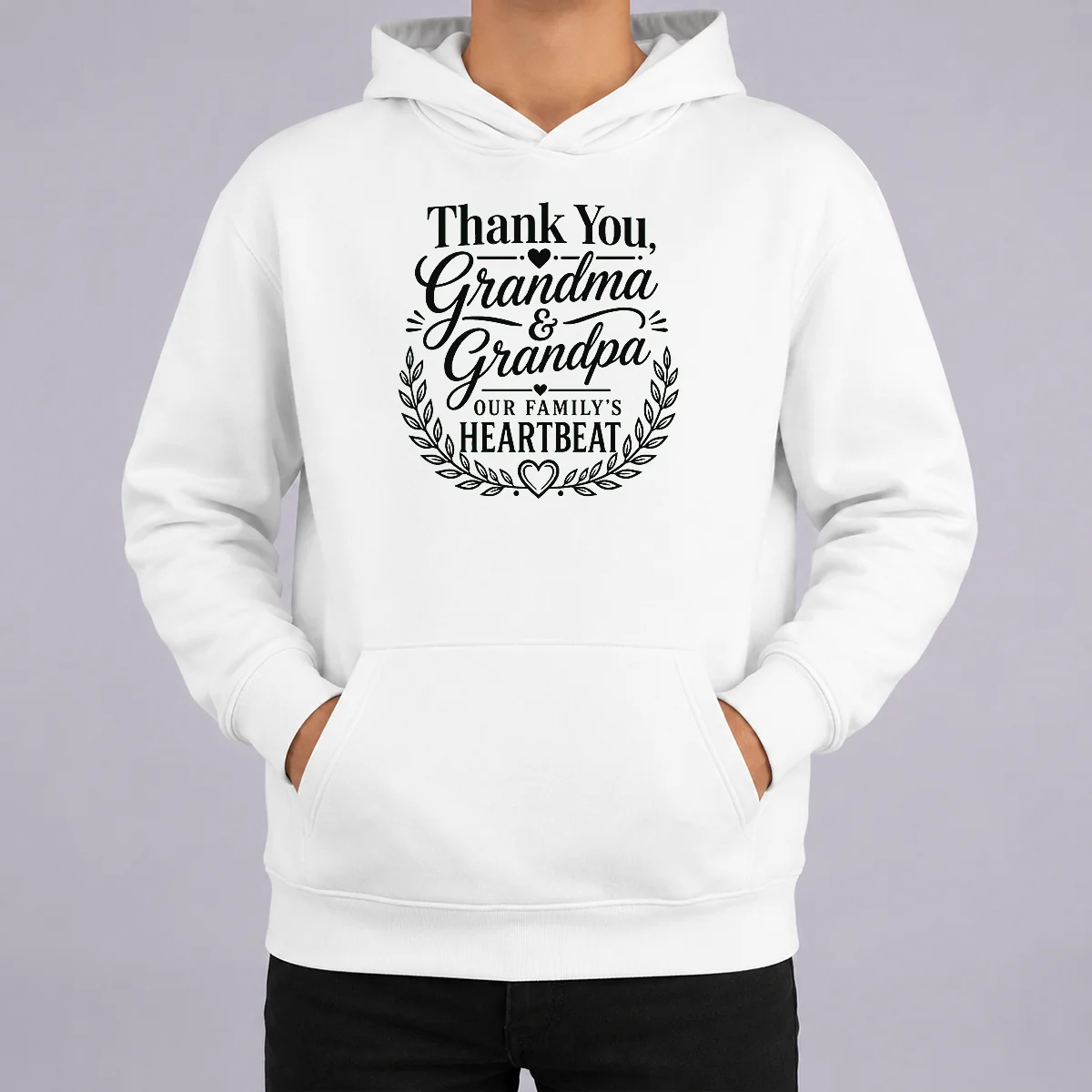 Hot Official Grandparents Day Thank You Line Art For Family Love Hoodie Hot Official Grandparents Day Thank You Line Art For Family Love Hoodie