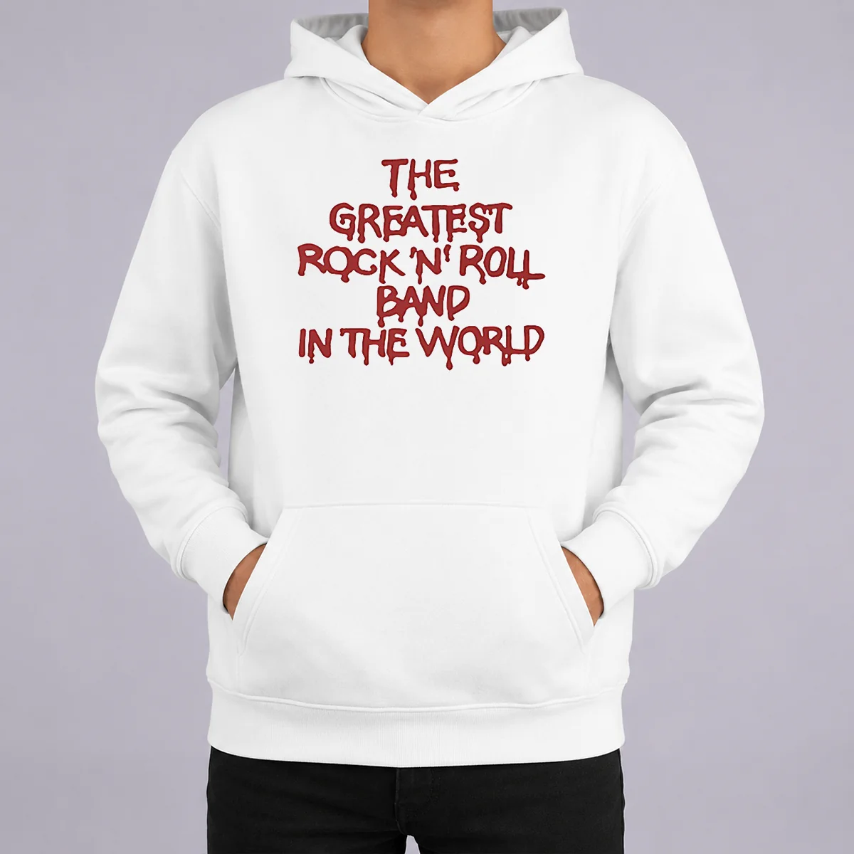 Hot Official The Greatest Rock 'N' Roll Band In The World Hoodie Hot Official The Greatest Rock 'N' Roll Band In The World Hoodie