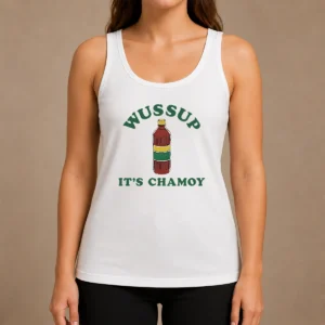 Hot Official Wussup It'S Chamoy Mexican Candy Spicy Sauce Tank Top