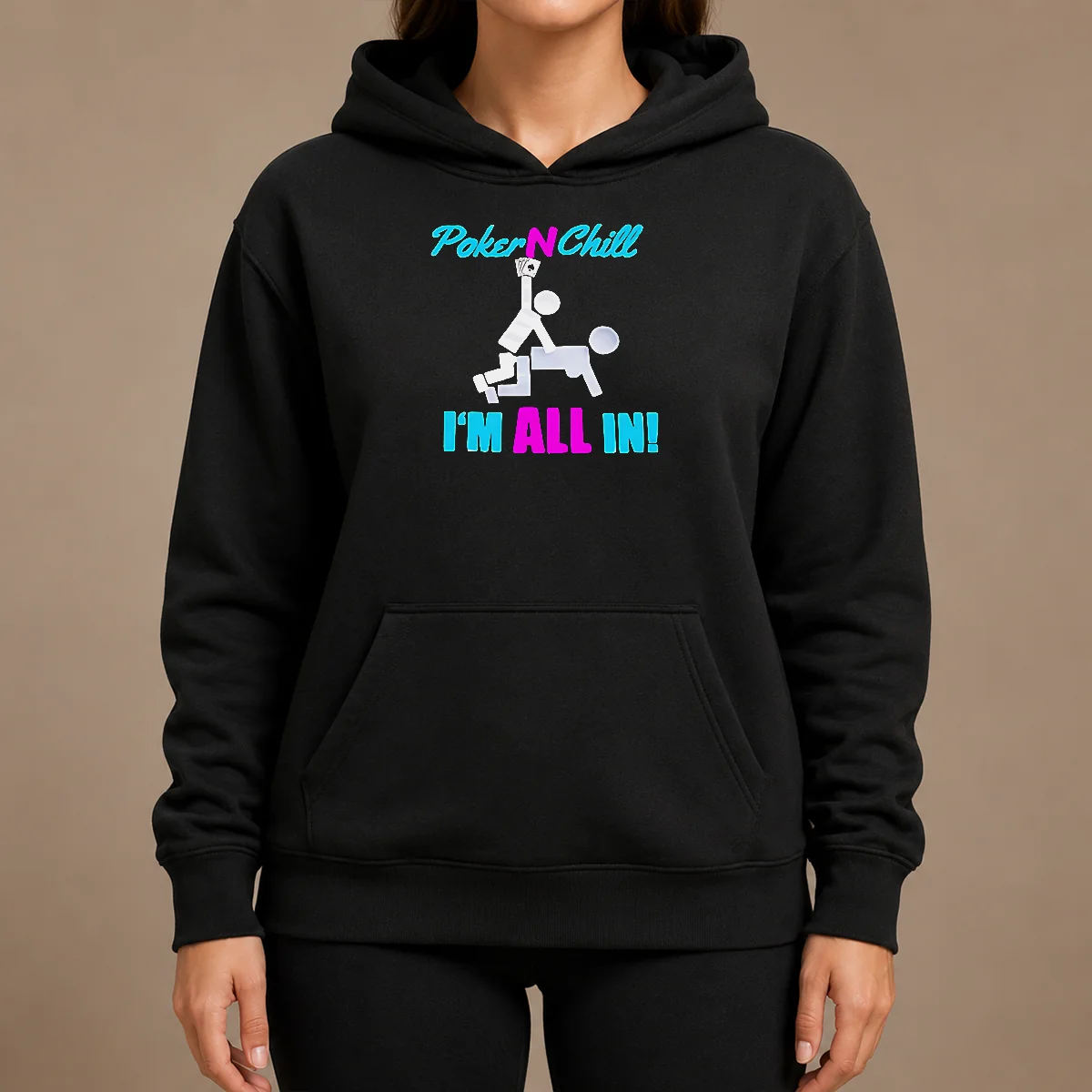 Hot Original Poker N Chill I Am All In Couple Playing Cards Humor Hoodie Hot Original Poker N Chill I Am All In Couple Playing Cards Humor Hoodie