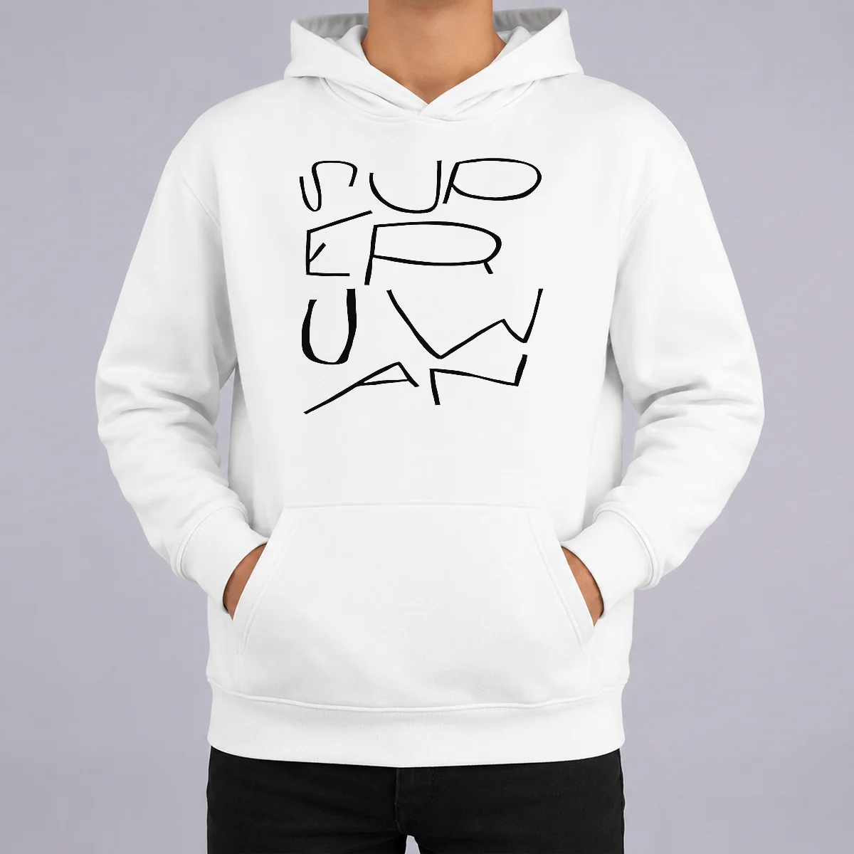 Hot Top Superhuman Superhuman Logo Hirt Hoodie Hot Top Superhuman Superhuman Logo Hirt Hoodie