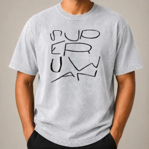 Hot Top Superhuman Superhuman Logo Hirt Washed T-Shirt