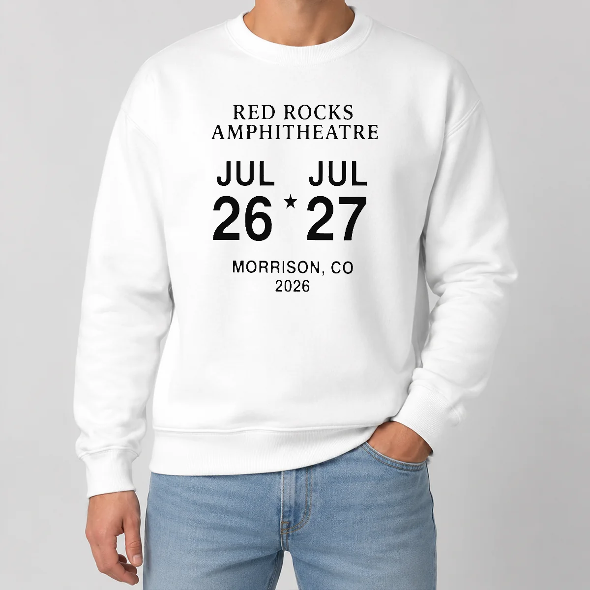 Nice Top Red Rocks Amphitheatre Jul 26 27 Morrison Co 2026 Sweater Nice Top Red Rocks Amphitheatre Jul 26 27 Morrison Co 2026 Sweater