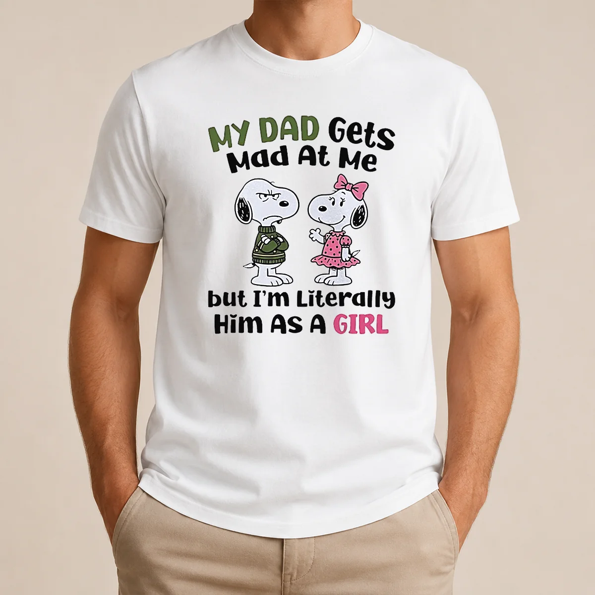 Official Premium Snoopy My Dad Gets Shirt Official Premium Snoopy My Dad Gets Shirt