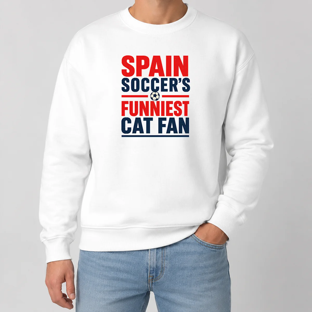 Official Premium Spain Soccer Cat Meme Funny Minimalist Sweater Official Premium Spain Soccer Cat Meme Funny Minimalist Sweater