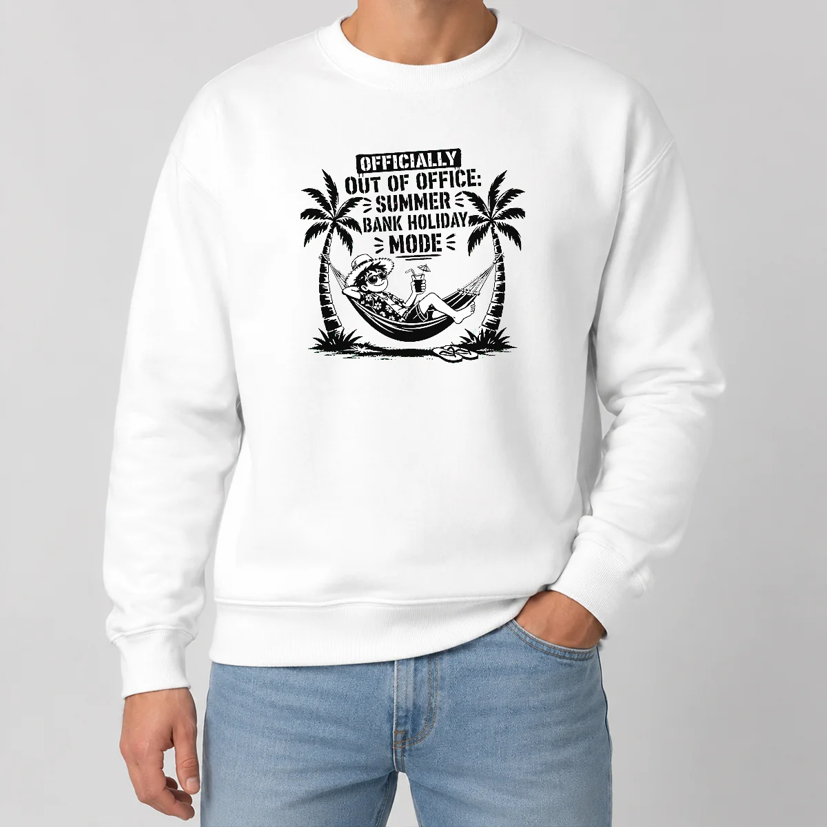 Original Pretty Summer Bank Holiday Stencil For Relaxed Vibes Sweater Original Pretty Summer Bank Holiday Stencil For Relaxed Vibes Sweater