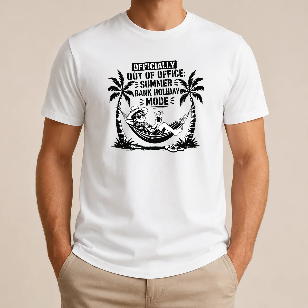 Original Pretty Summer Bank Holiday Stencil Shirt Original Pretty Summer Bank Holiday Stencil Shirt