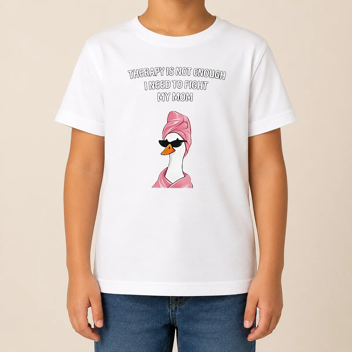 Perfect Nice Therapy Is Not Enough I Need To Fight My Mom Kids T Shirt Perfect Nice Therapy Is Not Enough I Need To Fight My Mom Kids T-Shirt