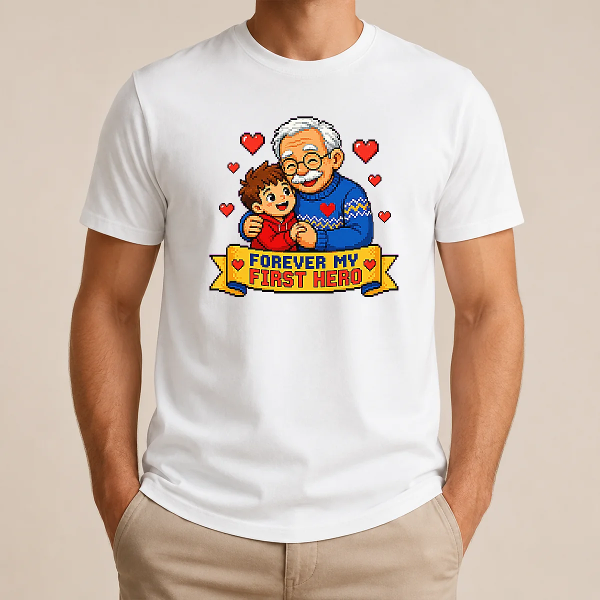 Perfect Pretty Grandparents Day Pixel Forever Shirt Perfect Pretty Grandparents Day Pixel Forever Shirt