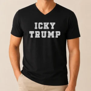 Premium Hot Icky Trump Anti Donald Trump V-Neck Shirt