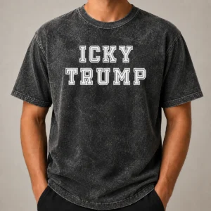 Premium Hot Icky Trump Anti Donald Trump Washed T-Shirt