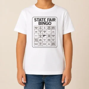 Premium Nice State Fair Bingo 2026 Kids T-Shirt