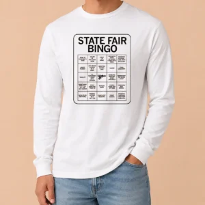 Premium Nice State Fair Bingo 2026 Long Sleeve Shirt