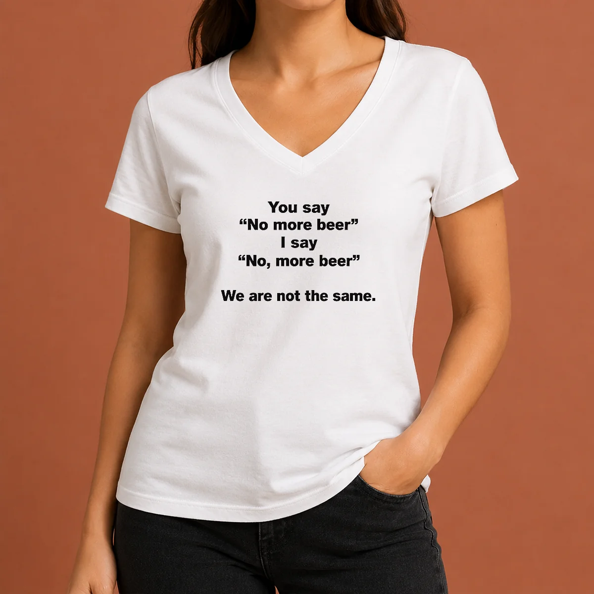 Premium Nice You Say No More V-Neck Shirt Premium Nice You Say No More V-Neck Shirt