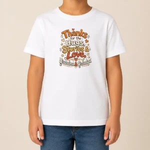 Premium Original Grandparents Day Thank You Doodle For Family Love Kids T-Shirt