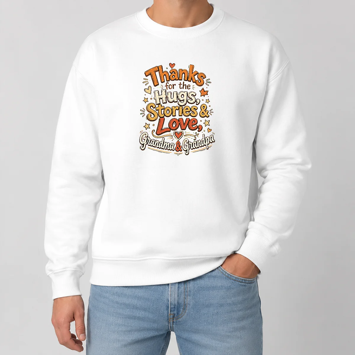 Premium Original Grandparents Day Thank You Doodle For Family Love Sweater Premium Original Grandparents Day Thank You Doodle For Family Love Sweater