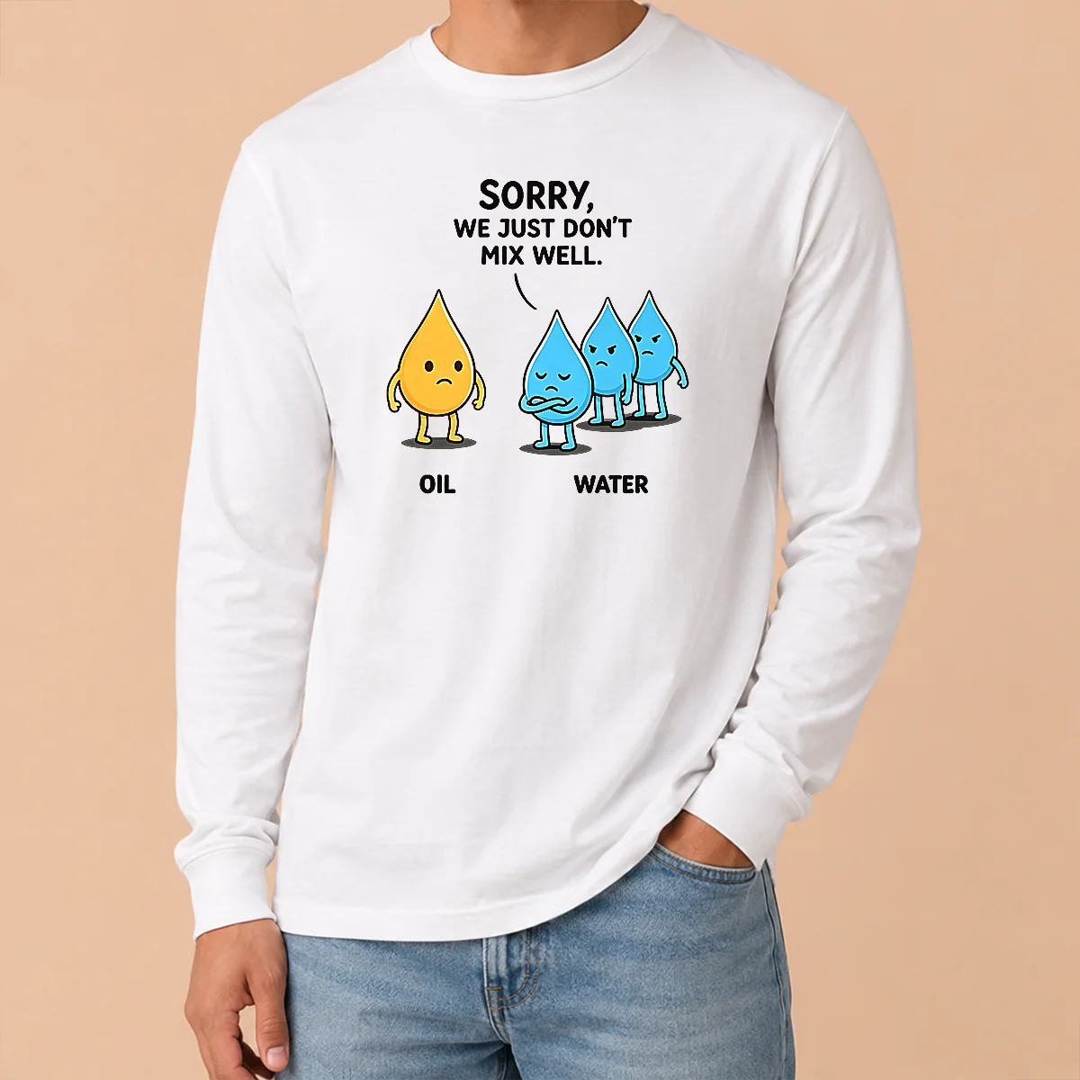 Premium Original Sorry We Just Don'T Mix Well Geek Long Sleeve Shirt Premium Original Sorry We Just Don'T Mix Well Geek Long Sleeve Shirt