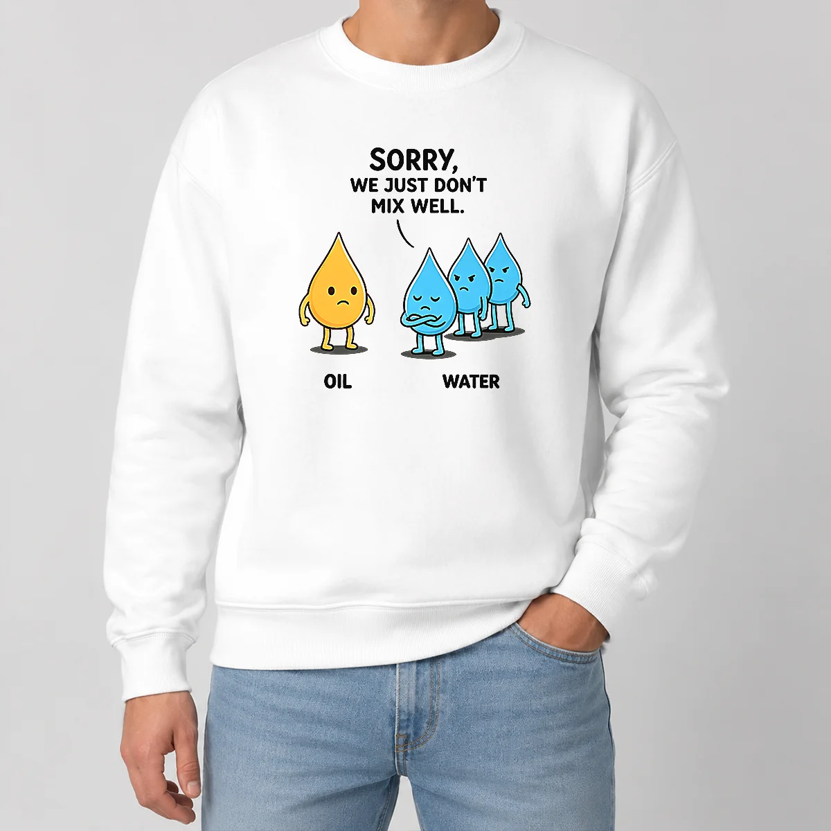 Premium Original Sorry We Just Don'T Mix Well Geek Sweater Premium Original Sorry We Just Don'T Mix Well Geek Sweater