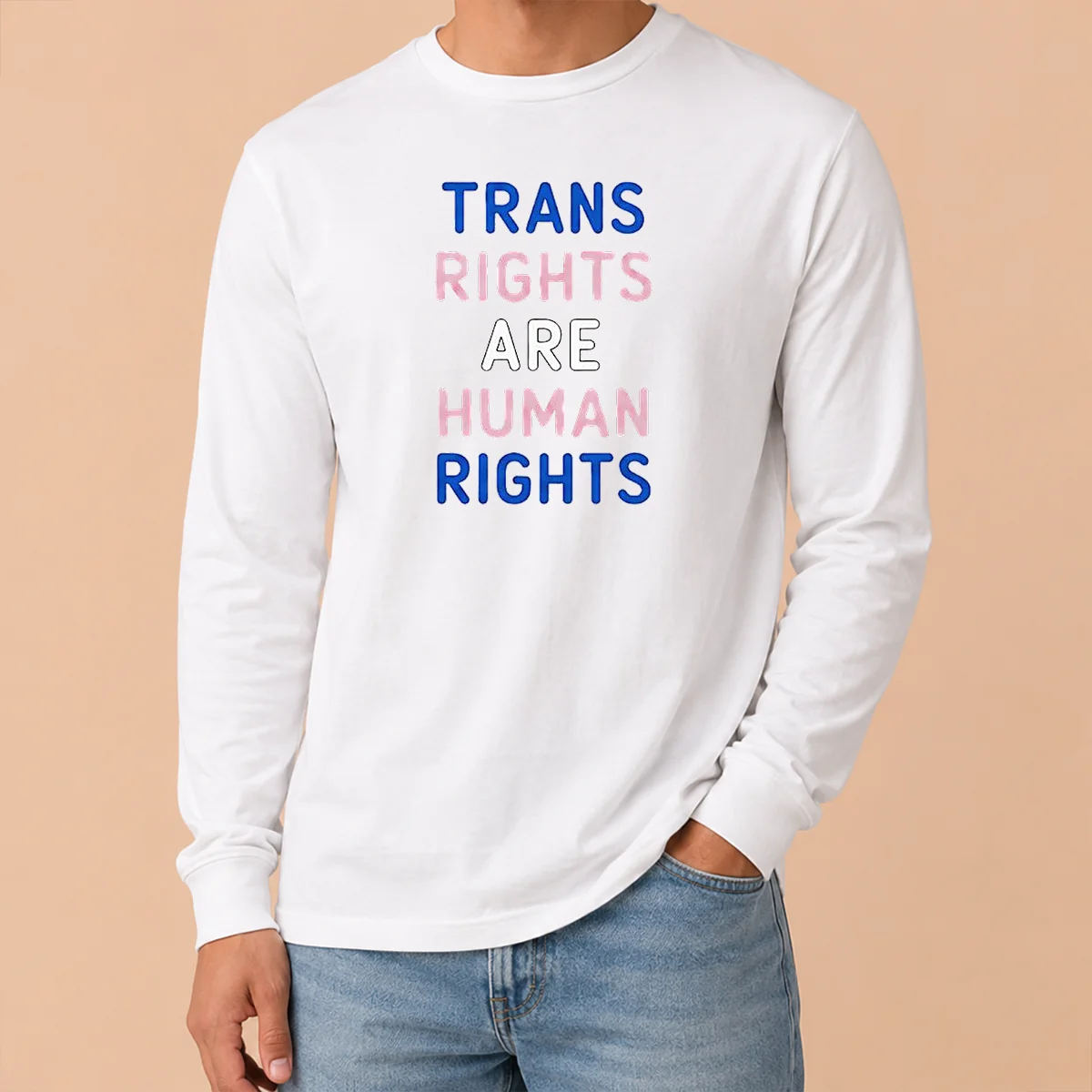 Premium Stefanie Dolson Trans Rights Are Human Rights Long Sleeve Shirt Premium Stefanie Dolson Trans Rights Are Human Rights Long Sleeve Shirt