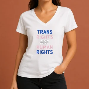 Premium Stefanie Dolson Trans Rights Are Human Rights V-Neck Shirt