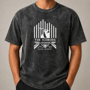 Pretty Good Penguin The Iceberg Lounge Open Invite Gotham Waterfront Washed T-Shirt